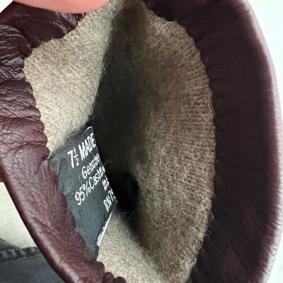 Antonio Murolo Women's Leather Driving Gloves Brown w/Pink Stitching
Size 7 1/2 - Picture 7 of 14